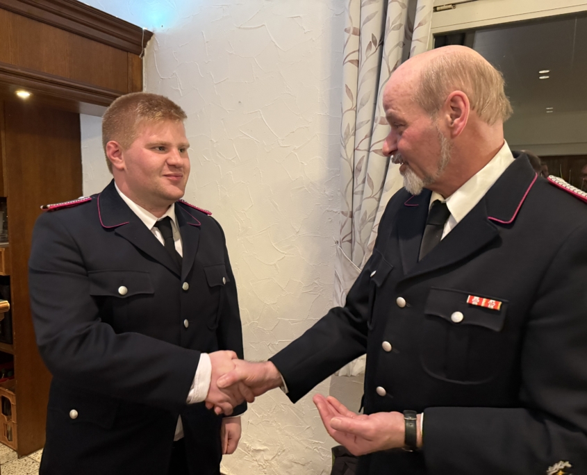 Felix Kahlke ist jetzt Oberfeuerwehrmann.